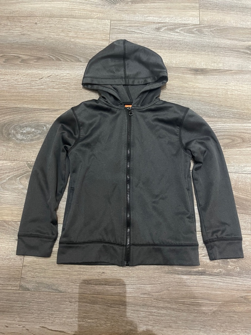 $3 w/ min $20 spend Boys Size 6 Black Full Zip Hoodie Lightweight